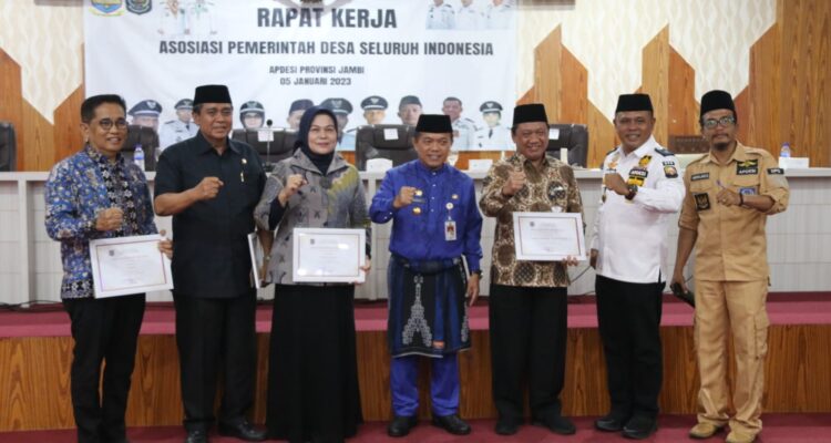 Rakerda DPD APDESI, Gubernur Al Haris: Kades Harus Tingkatkan Inovasi. Foto: Diskominfo Provinsi Jambi