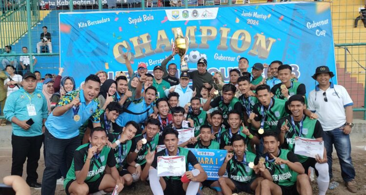 Tutup Gubernur Cup 2023, Al Haris: Selain Ajang Prestasi Juga Mengangkat Marwah Sepakbola di Jambi. Foto: Diskominfo Provinsi Jambi