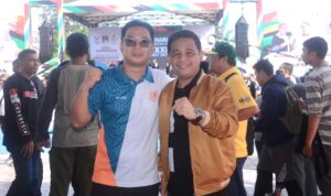 Hadiri Grand Lounching Logo, Maskot dan Tagline PON XXI/2024 Aceh-Sumut, Budi Setiawan: Atlet Jambi Siap Berlaga di PON. Foto : Humas KONI Provinsi Jambi