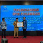 Provinsi Jambi Peringkat 7 Nasional Pelayanan Publik Terbaik dari Ombudsman RI. Foto: Diskominfo Provinsi Jambi/ RS