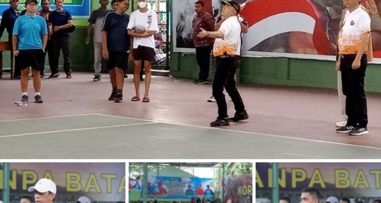 Kejuaraan Tenis Lapangan Provinsi Jambi II Tahun 2023 Resmi Digelar, Al Haris: Pembinaan Atlet Harus Sistematis. Foto(Serunting.id/Diskominfo Provinsi Jambi)