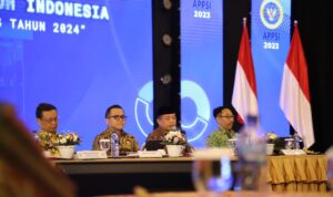 Menyongsong Pemerintahan Baru Pasca Pilpres Tahun 2024, Gubernur Al-Haris Pimpin Rakernas APPSI di Kaltim. Foto: Luth