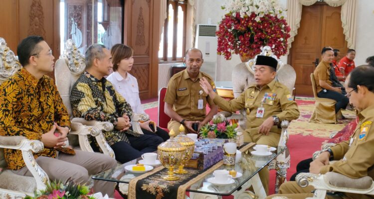 Ngopi Bareng Manajemen Petrochina, Al Haris Usulkan Participating Interest 10 % Untuk Pendapatan Daerah. Foto: Riky Serampas