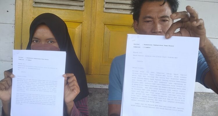 Babak Baru Kasus Mama Muda, Pihak Keluarga Minta Keadilan Kirim Surat ke Jokowi dan Mahfud MD. Foto: Shbt/SN