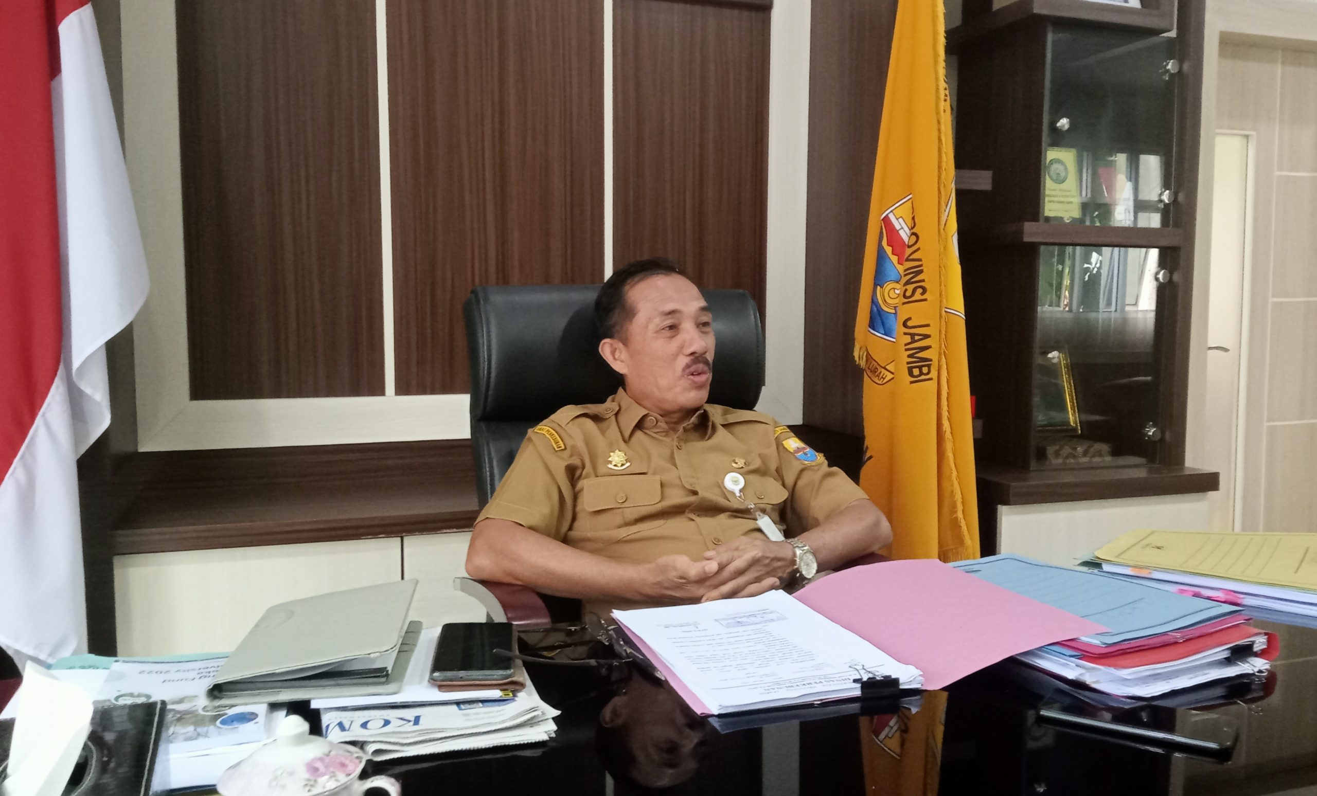 Kepala Dinas Perkebunan Provinsi Jambi, Agus Rizal. Foto: Serunting.id