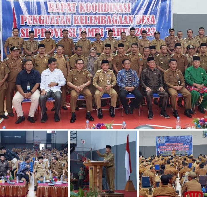 Rakor Kades Se-Provinsi Jambi, Gubernur Al Haris: Optimalkan Dana Desa Sebaik Mungkin. Foto: Luth Hidayat