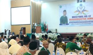 Muswil ke-17 Muhammadiyah, Gubernur Al Haris: Muhammadiyah Banyak Berkontribusi Untuk Kemajuan Pembangunan Jambi. Foto: Riky Serampas