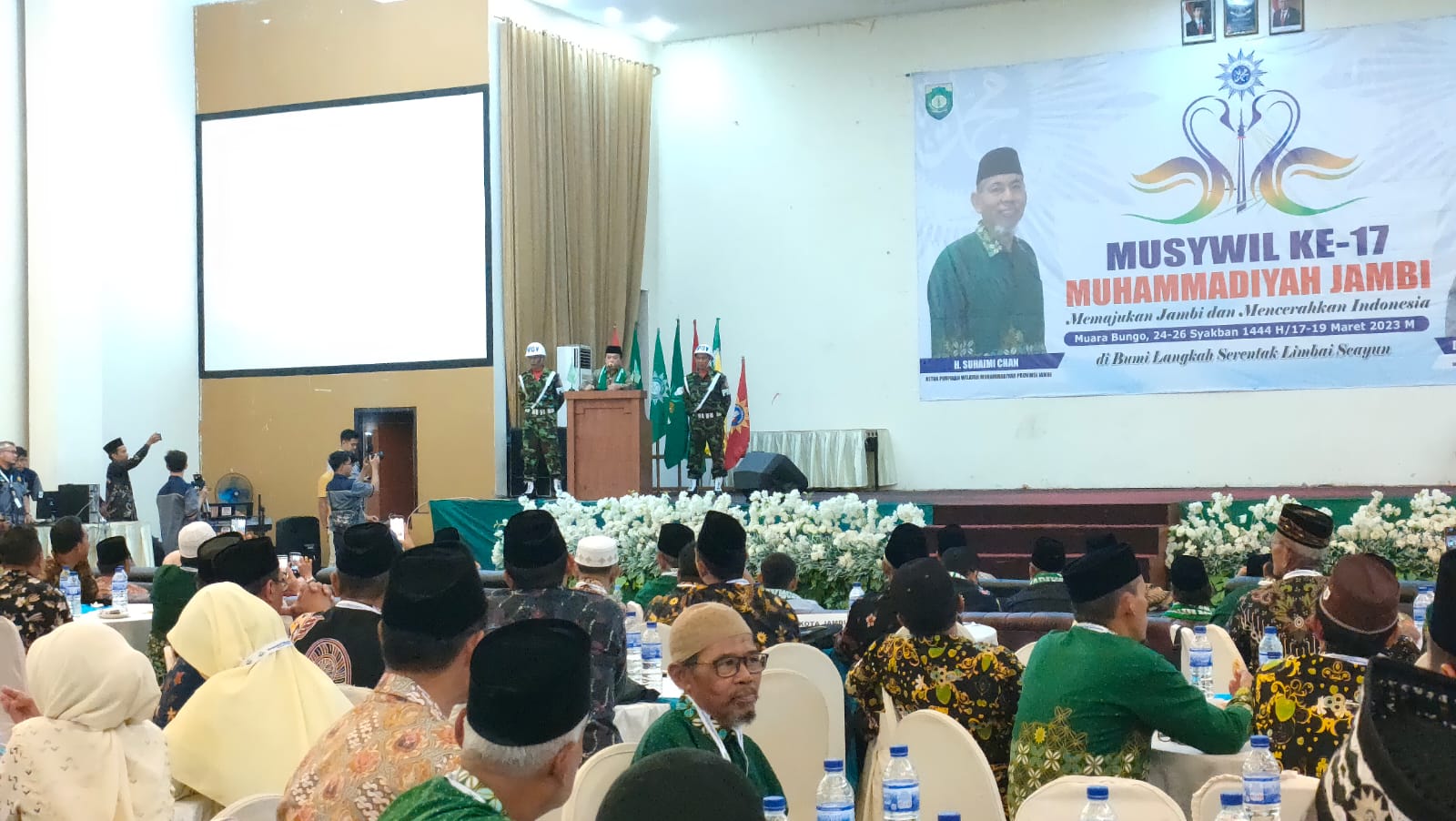 Muswil ke-17 Muhammadiyah, Gubernur Al Haris: Muhammadiyah Banyak Berkontribusi Untuk Kemajuan Pembangunan Jambi. Foto: Riky Serampas