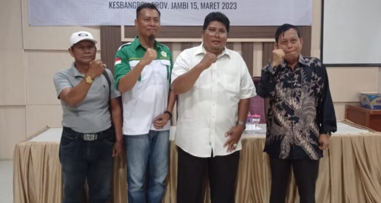 Ungguli 2 Kandidat, Adean Teguh Terpilih Sebagai Ketua Forkom Ormas Periode 2023 - 2028. Foto: Humas Kesbangpol Pemprov Jambi