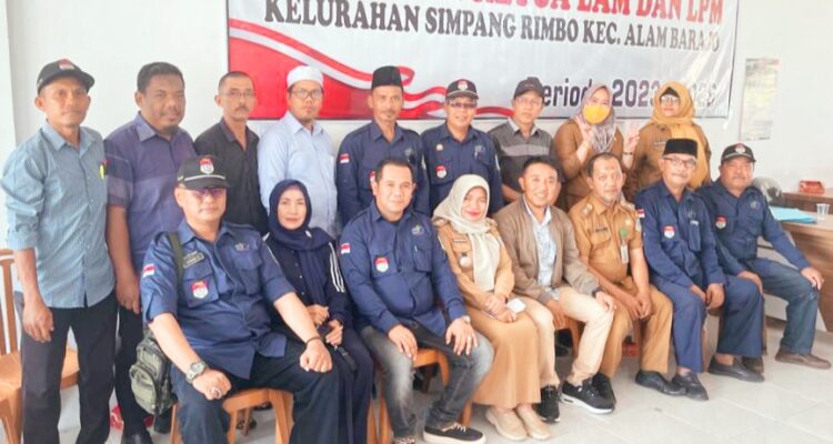 Heru Gunawan,SH Terpilih Sebagai Ketua LPMK Simpang Rimbo Periode 2023 - 2028. Foto: Panitia Pemilihan