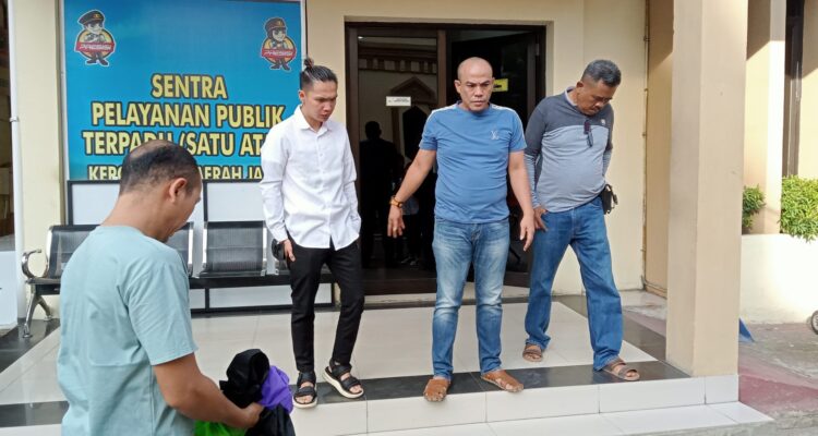 Bertanggung Jawab Atas Perbuatannya, Akhirnya Adji Menyerahkan Diri ke Polda Jambi. Foto: Serunting.id