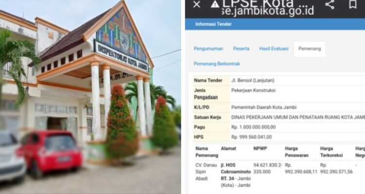 Dari 107 Perusahaan Melampaui SKP, 2 Diantaranya Bisa Menang Tender, Padahal Hasil Pemeriksaan Inspektorat Belum Keluar?,. Foto: Serunting.id
