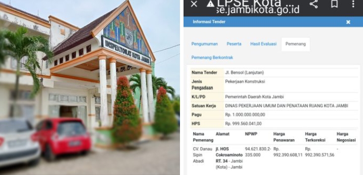 Dari 107 Perusahaan Melampaui SKP, 2 Diantaranya Bisa Menang Tender, Padahal Hasil Pemeriksaan Inspektorat Belum Keluar?,. Foto: Serunting.id