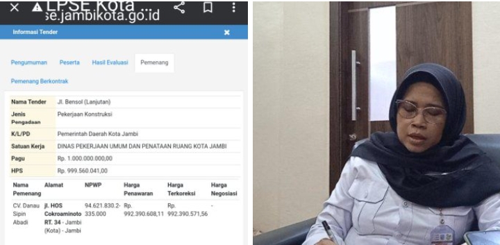 Kepala Inspektorat Kota Jambi Yunita Indrawati. Foto: Tribunjambi/Srituti Apriliani Putri/ Istimewa