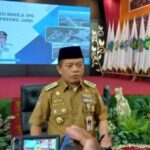 Pemerintah Provinsi (Pemprov) Jambi melakukan rapat evaluasi kinerja Organisasi Perangkat Daerah (OPD) secara tertutup di Auditorium Rumah Dinas Gubernur Jambi pada Senin (6/3/2023)/ Foto: Melli/ Ampar