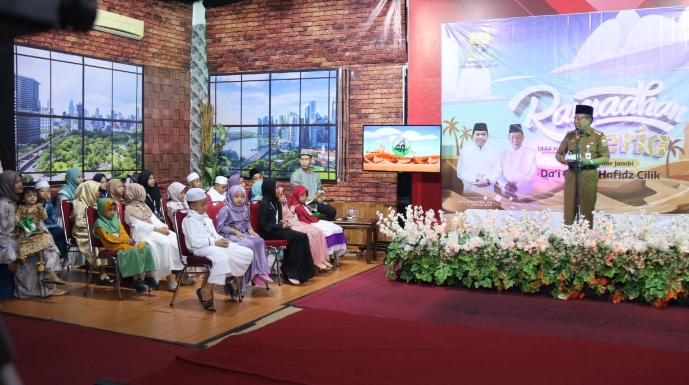 Wagub Abdullah Sani: Ramadhan Ceria Ajang Gali Potensi Anak Muda Jambi. Foto: Diskominfo Provinsi Jambi