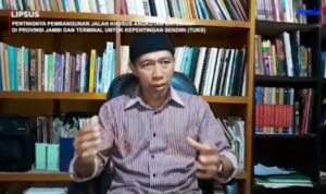 Pengamat Linkungan dari Universitas Jambi (Unja), Prof Aswandi