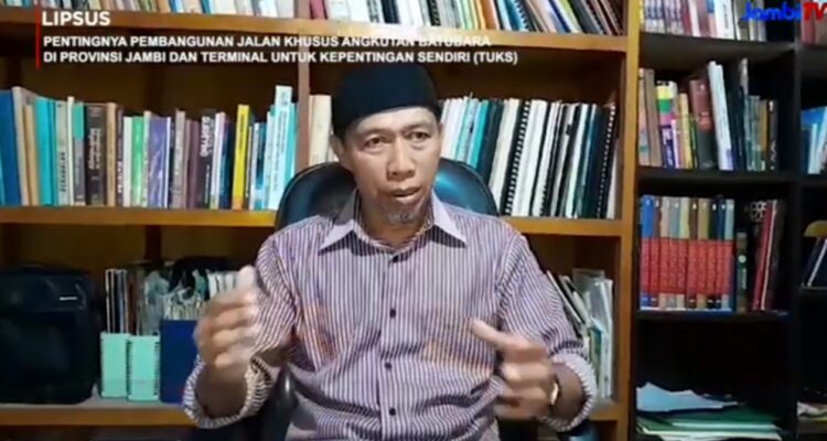 Pengamat Linkungan dari Universitas Jambi (Unja), Prof Aswandi