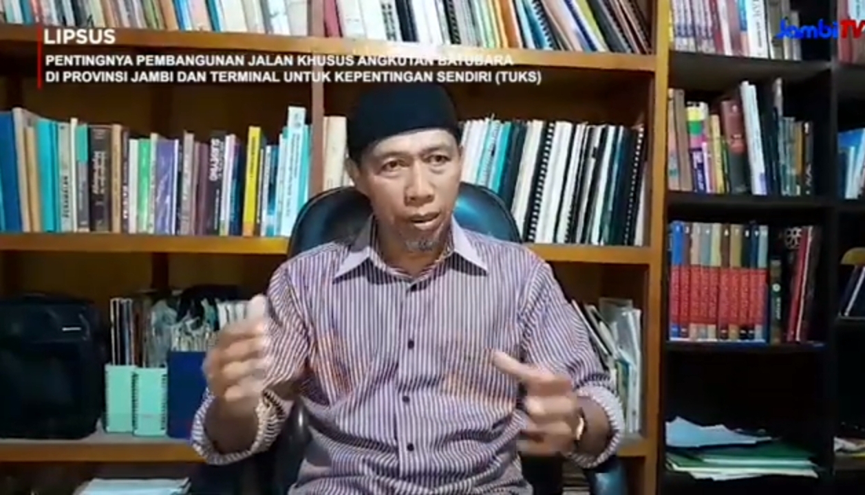 Pengamat Linkungan dari Universitas Jambi (Unja), Prof Aswandi