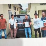Penyerahan unit kendaraan EHP ke pihak Polres Bungo, oleh pihak Polsek Kota Baru. (ist)